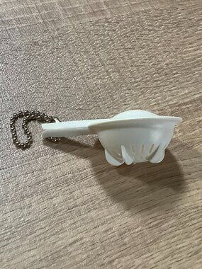 Tupperware Double Colander Keychain Mini Strainer